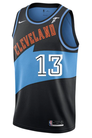 Men's Cleveland Cavaliers #13 Tristan Thompson Blue/Black Stitched NBA Jersey Men's Cleveland Cavaliers #13 Tristan Thompson Blue/Black Stitched NBA Jersey